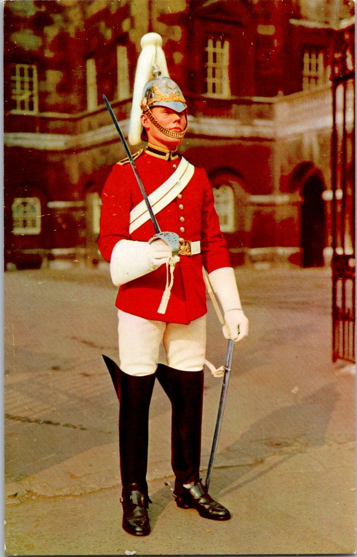 Vintage Postcard Lifeguard Sentry London England United Kingdom Unposted