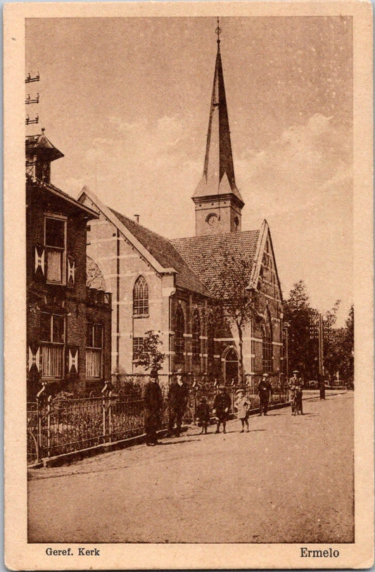 Postcard Vintage Geref Kerk Ermelo Reformed Church South Africa Unposted