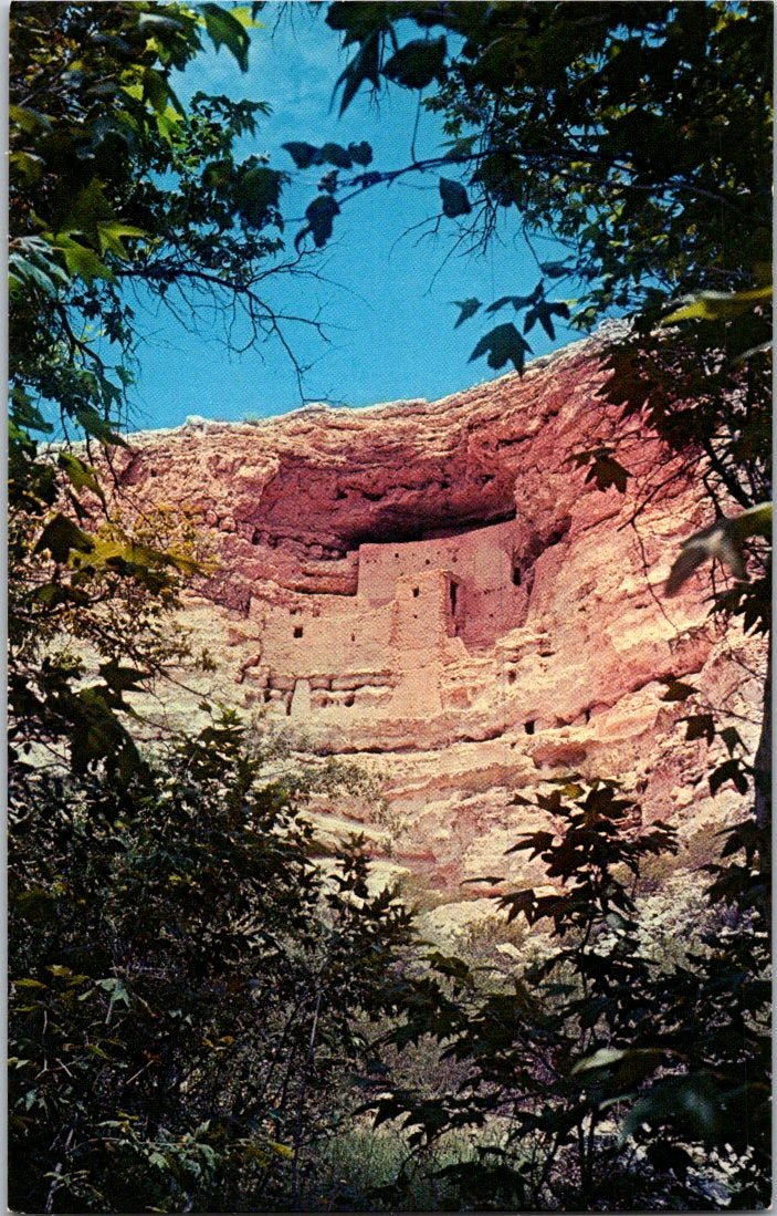 Vintage Postcard Montezuma Castle National Monument Arizona United States