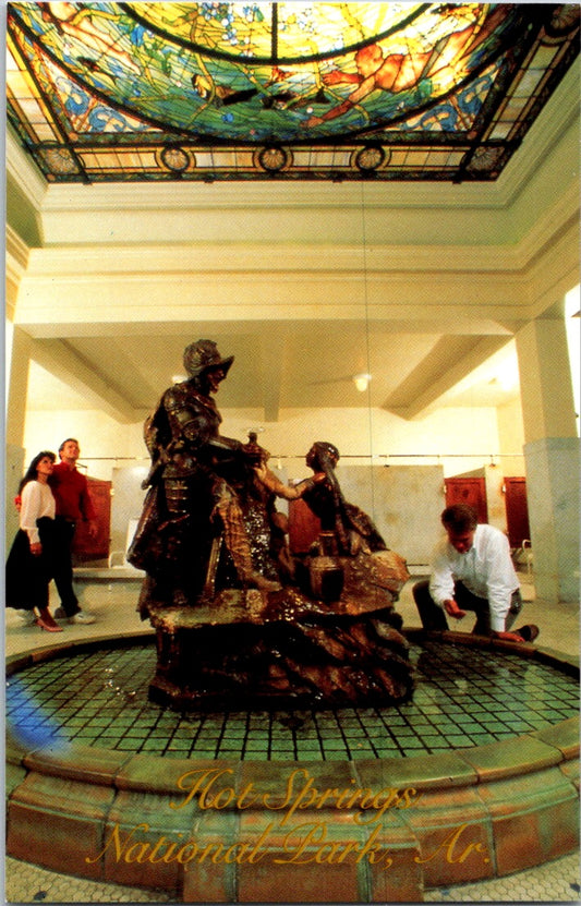 Vintage Postcard Fordyce The Fountain Of Youth National Museum Arkansas Unposted
