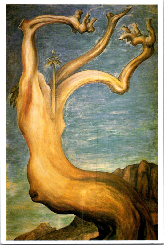 Vintage Postcard Post War Oil Painting By Diego Rivera Guanajuato Mexico