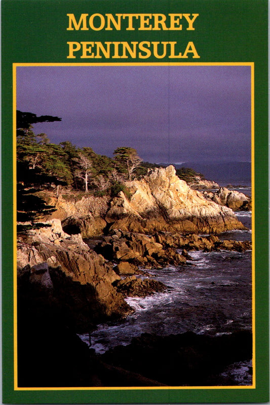 Vintage Postcard Monterey Peninsula San Francisco California Unposted