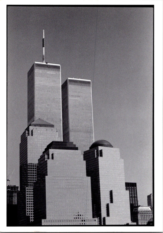 Vintage Postcard World Trade And Financial Center New York By Lorenzo Bevilaqua