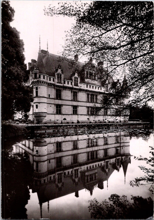 Vintage Postcard South View Of Château d'Azay-le-Rideau France Unposted