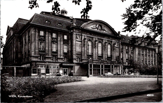 Vintage Postcard The Konzerthaus Vienna Austria Unposted