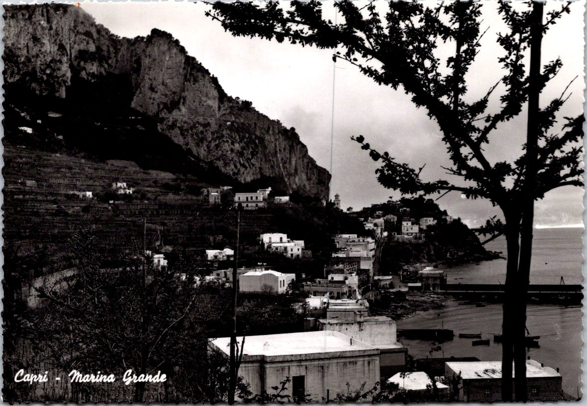 Vintage Postcard Marina Grande Capri Italy Unposted