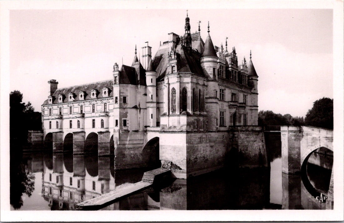 Vintage Postcard North East Facade Château de Chenonceaux France Unposted