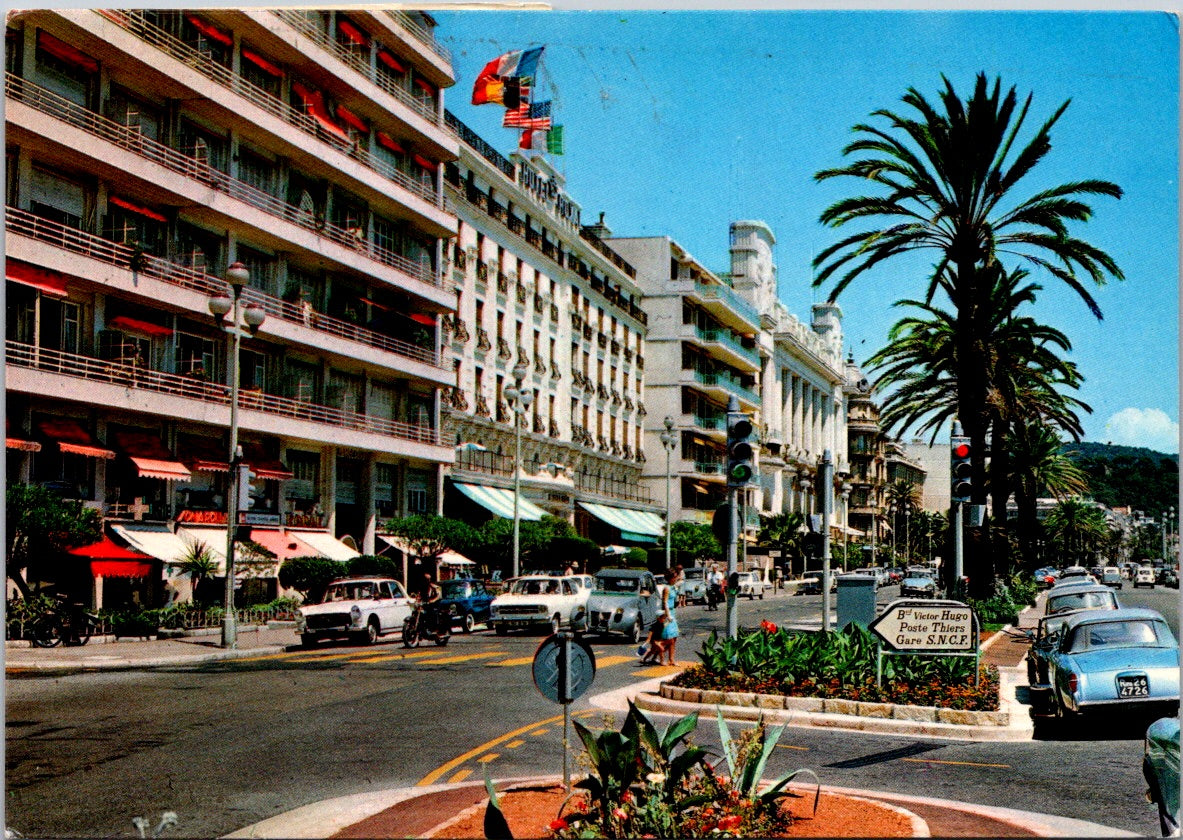 Vintage Postcard Promenade des Anglais And Cap De Nice France Unposted