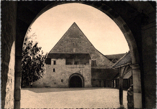 Vintage Postcard Entrance To The Large Cellar Clos De Vougeot France Unposted