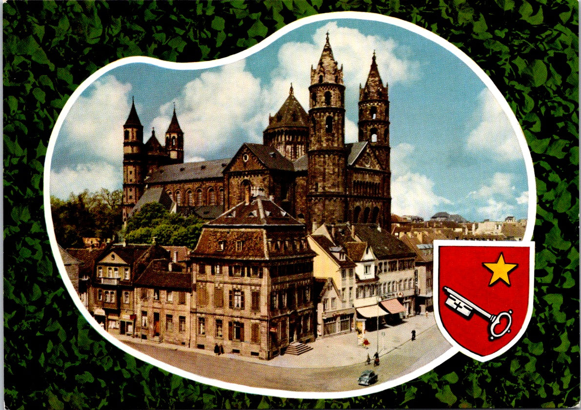 Vintage Postcard Worms Am Rhein Germany Unposted