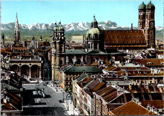 Vintage Postcard View To The Cathedral Odeon Square With Saint Cajetan's Church