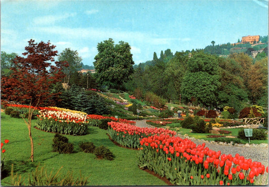 Vintage Postcard The Valentino Park Rock Garden Turin Italy Unposted