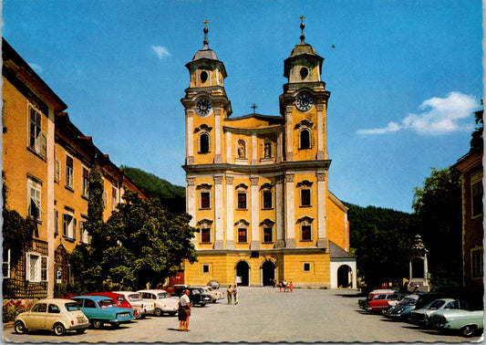 Vintage Postcard The Parish Church Mondsee Salzburg Austria Unposted