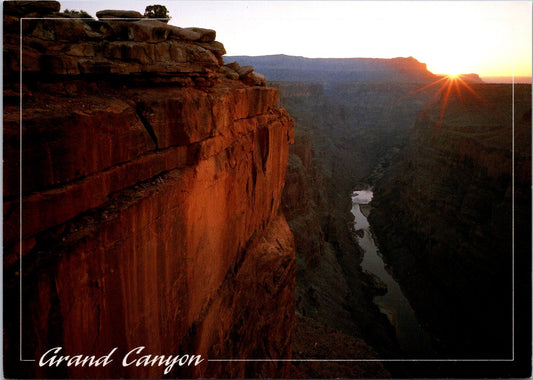 Vintage Postcard Grand Canyon National Park Arizona Toroweep At Sunset Unposted