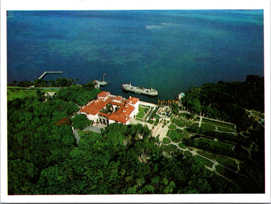 Vintage Postcard Vizcaya Museum & Gardens Miami Florida United States Unposted