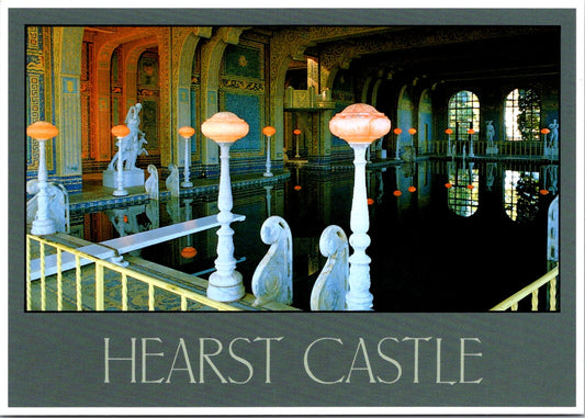 Vintage Postcard The Roman Pool Hearst Castle California United States Unposted