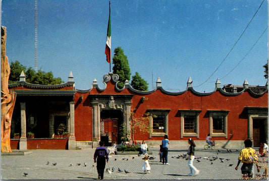 Vintage Postcard Casa de Hernan Cortes Coyoacan Mexico Unposted