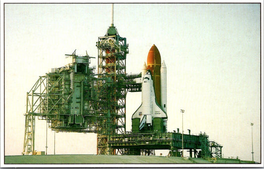 Vintage Postcard Space Shuttle Kennedy Space Center Florida United States