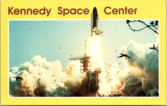 Vintage Postcard STS - 4 Launch Kennedy Space Center Florida United States