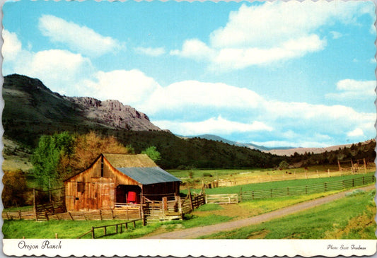 Vintage Postcard A Typical Central Oregon Ranch Scene United States Unposted