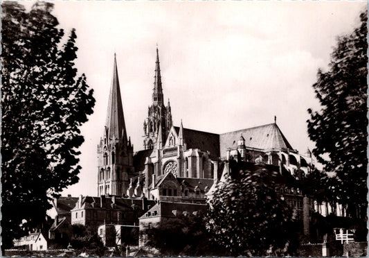 Vintage Postcard The Cathedral of Our Lady Of Chartres Eure-et-Loir France