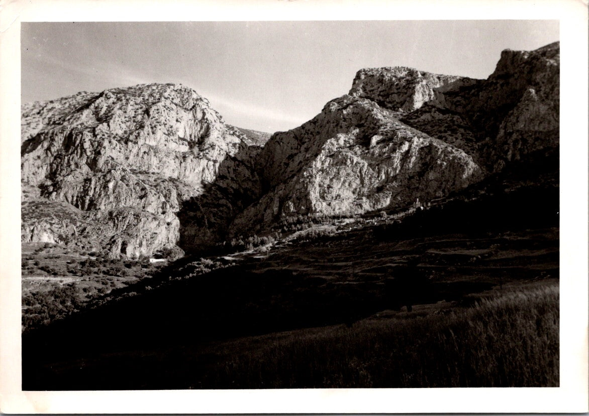 Vintage Postcard Photo Of a Rocky Mountain Unposted