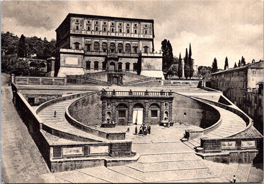 Vintage Postcard The Villa Farnese By Vignola Caprarola Viterbo Italy Unposted