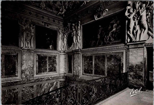 Vintage Postcard Old Room Of The Duchess Of Etampes Palace of Fontainebleau