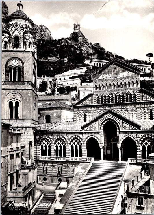 Vintage Postcard The Amalfi Cathedral Salerno Italy Unposted