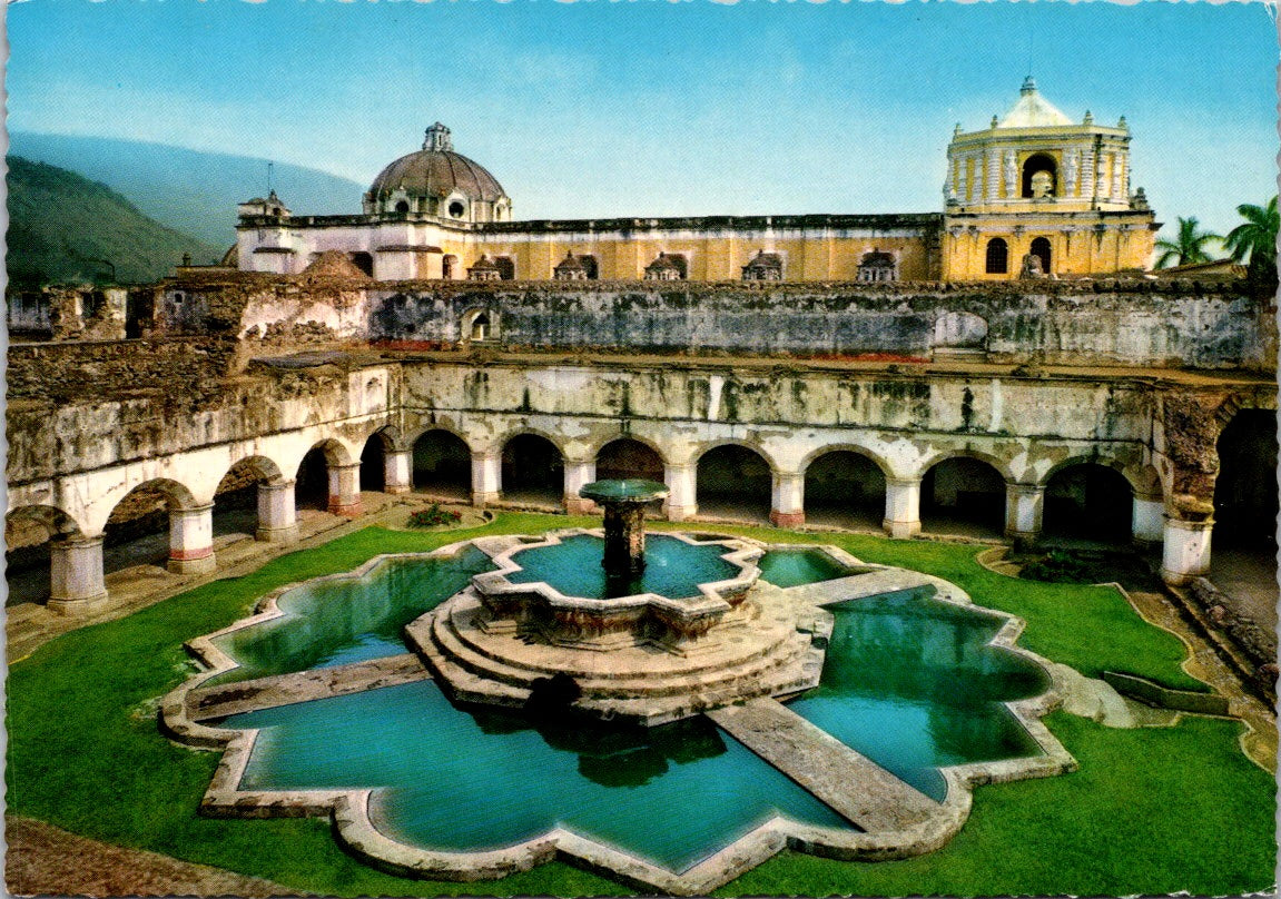 Vintage Postcard Ruins Of The La Merced Church Antigua Guatemala Unposted