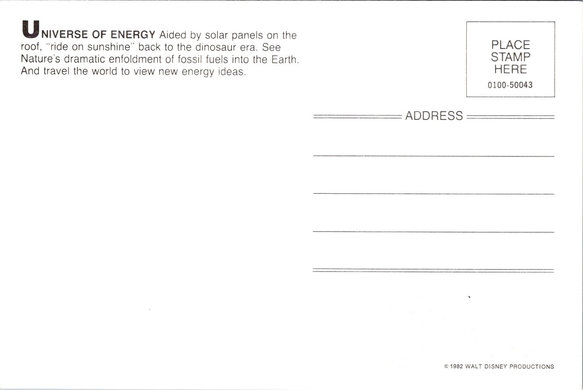 Vintage Postcard Universe Of Energy Solar Panels On Roof Ride On Sunshine