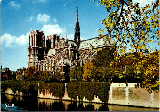 Vintage Postcard The Cathédrale Notre-Dame de Paris France Unposted