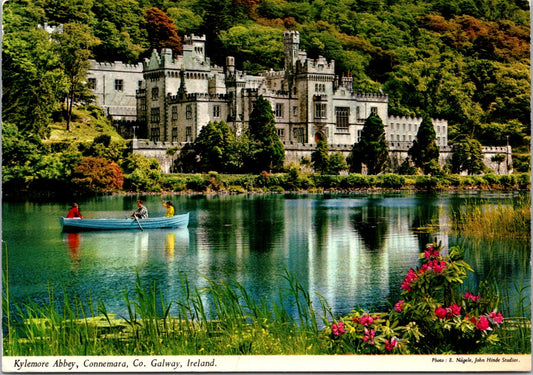 Vintage Postcard The Kylemore Abbey Connemara County Galway Ireland Posted