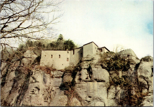 Vintage Postcard The Stella Chapel And The Cliff Santuario della Verna Italy