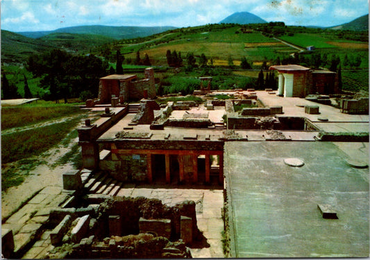 Vintage Postcard General View of Knossos Greece Unposted