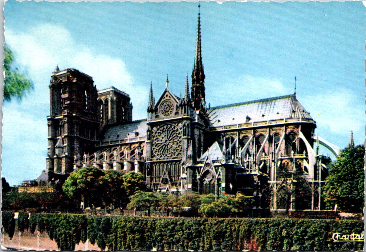 Vintage Postcard The Notre Dame Paris France Unposted