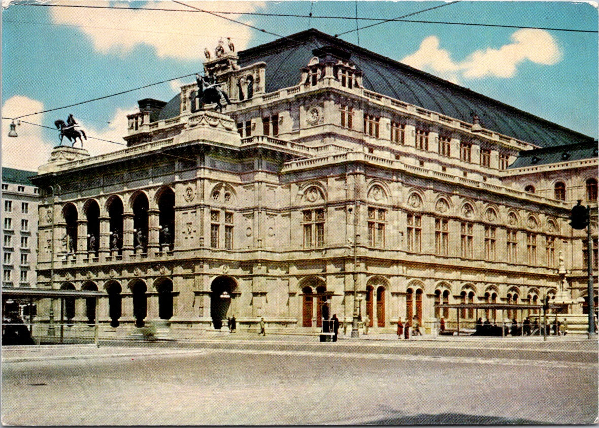 Vintage Postcard Vienna States Opera Austria Unposted