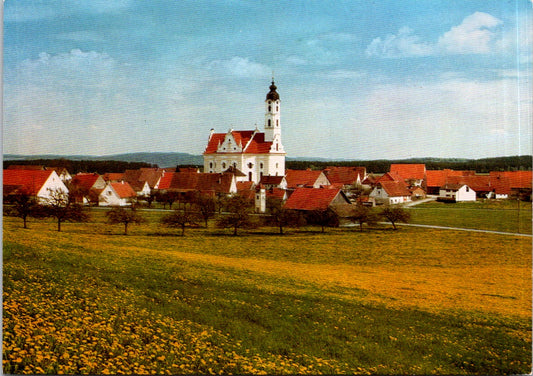 Vintage Postcard The Pilgrimage Church Steinhausen Bad Schussenried Germany